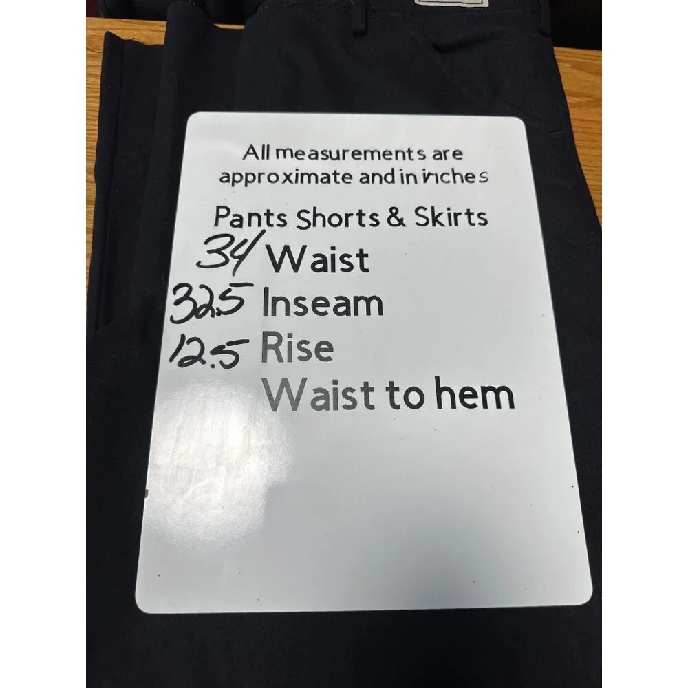 R.E.I. Swedish Navy 100% Wool Pants Size 34 - Picture 9 of 9